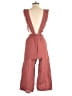 Topshop 100% Cotton Solid Brown Jumpsuit Size 4 - 6 - photo 2