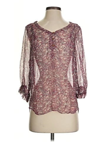 Ella Moss 3/4 Sleeve Silk Top (view 1)