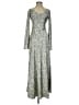 Open Edit 100% Polyester Gray Casual Dress Size S - photo 1