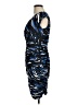 BCBGMAXAZRIA Graphic Blue Cocktail Dress Size M - photo 5