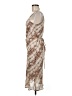 Final Touch Animal Print Tan Cocktail Dress Size M - photo 5