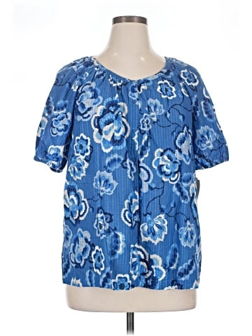 St. John's Bay Short Sleeve Blouse (view 1)