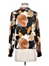 Shein 100% Polyester Floral Black Long Sleeve Blouse Size 4 - photo 1