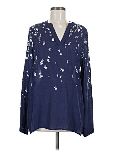 Caslon Long Sleeve Blouse (view 1)