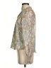 Aqua 100% Polyester Green Long Sleeve Blouse Size XS - photo 5