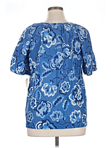 St. John's Bay Short Sleeve Blouse (view 2)