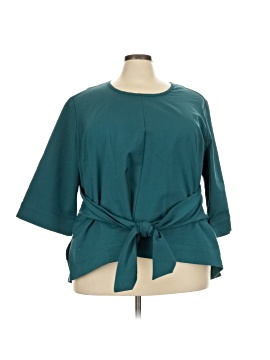 Melissa Mc Carthy Seven7 3/4 Sleeve Blouse