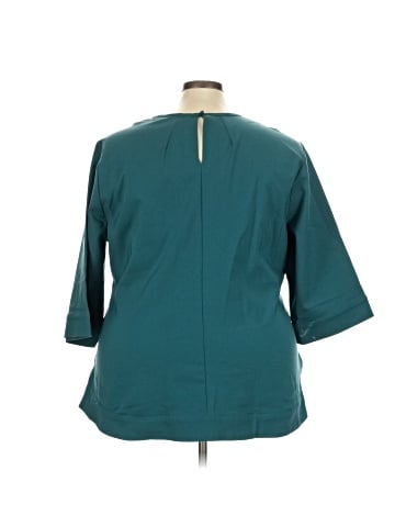 Melissa McCarthy Seven7 3/4 Sleeve Blouse (view 2)