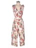 Ark n c. 100% Polyester Floral Pink Jumpsuit Size S - photo 1