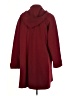 Gallery 100% Polyester Burgundy Coat Size S - photo 2