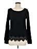 The Kooples Black Long Sleeve Top Size Med (2) - photo 1