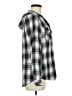 Boston Traders Plaid Silver Long Sleeve Blouse Size M - photo 4