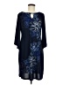 Dana Buchman Blue Casual Dress Size M - photo 1