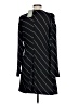 H&M Stripes Black Casual Dress Size L - photo 2