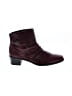 Rieker Solid Burgundy Ankle Boots Size EU 38 - photo 1
