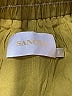 Sancia 100% Rayon Solid Yellow Board Shorts Size L - photo 3