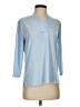 Banana Republic Blue 3/4 Sleeve Blouse Size XS - photo 1