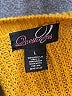 Questions 100% Acrylic Yellow Pullover Sweater Size L - photo 7