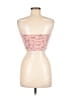 Unbranded Floral Graphic Pink Tube Top Size M - photo 2