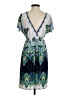 XOXO Paisley Blue Cocktail Dress Size S - photo 2