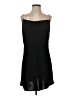 Zara 100% Polyester Solid Black Casual Dress Size S - photo 1