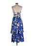 Milly Tropical Blue Cocktail Dress Size 10 - photo 2