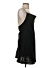 Zara 100% Polyester Solid Black Casual Dress Size S - photo 4