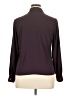 Laura Scott 100% Polyester Burgundy Long Sleeve Blouse Size 14 - photo 2