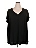Torrid Black Short Sleeve Blouse Size 4X Plus (4) - photo 1
