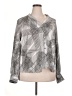 Calvin Klein Gray Long Sleeve Blouse Size 2X - photo 1