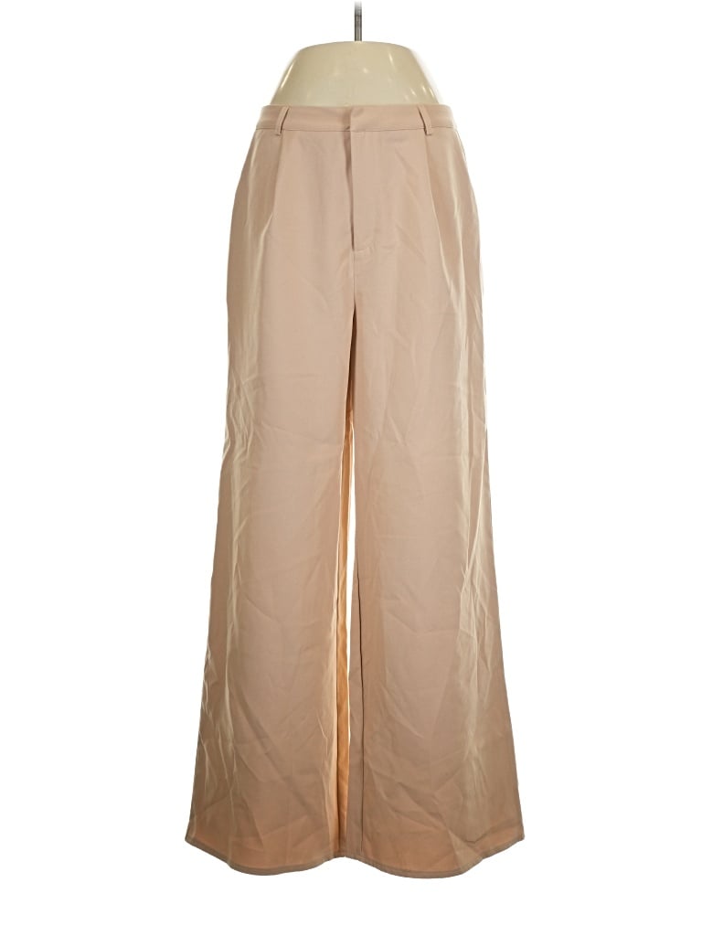 Pre-owned Missguided Dress Pants In Tan