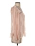 Maje 100% Polyester Pink Long Sleeve Blouse Size Med (2) - photo 4