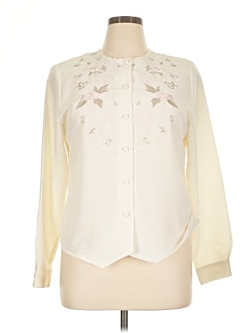 Christie & Jill Long Sleeve Blouse (view 1)