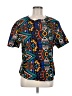 Unbranded 100% Cotton Teal Short Sleeve Blouse Size M - photo 1