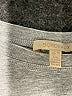 Bordeaux Gray Long Sleeve Top Size XS - photo 7