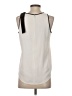 Ann Taylor 100% Polyester Ivory Sleeveless Blouse Size XS - photo 2