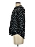 Maeve 100% Rayon Polka Dots Black Long Sleeve Blouse Size XS - photo 5