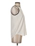 Ann Taylor 100% Polyester Ivory Sleeveless Blouse Size XS - photo 4