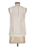 Broadway & Broome 100% Polyester Ivory Sleeveless Blouse Size XS - photo 2