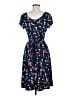 Leota Hearts Blue Casual Dress Size M - photo 2