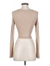 Shein Tan Long Sleeve Top Size 2 - photo 2