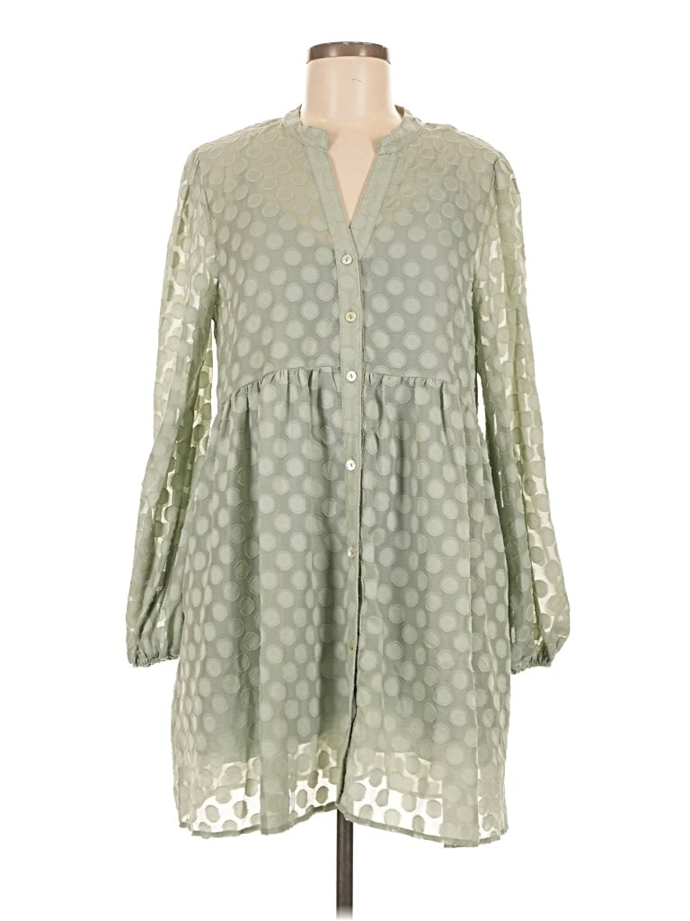 Pre-owned By Together Casual Dress In Green