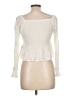Unbranded Ivory Long Sleeve Top Size L - photo 2