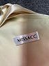 Assorted Brands 100% Polyester Metallic Gold Ivory Cocktail Dress Size 6 (estimated) - photo 4