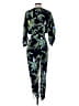 Stella McCartney 100% Silk Animal Print Floral Graphic Tropical Green Blue Jumpsuit Size EU (IT) 40 / US 4 - photo 2
