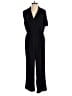 Monteau 100% Polyester Solid Black Jumpsuit Size S - photo 1
