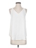 Ann Taylor LOFT Outlet 100% Polyester White Sleeveless Blouse Size XS - photo 1