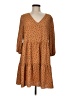 Primark Polka Dots Orange Casual Dress Size 8 - photo 1