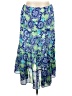 Jaclyn Smith 100% Polyester Paisley Blue Casual Skirt Size XXL - photo 1