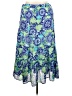 Jaclyn Smith 100% Polyester Paisley Blue Casual Skirt Size XXL - photo 2